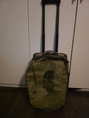The North Face Olive Green Rolling Duffle Bag